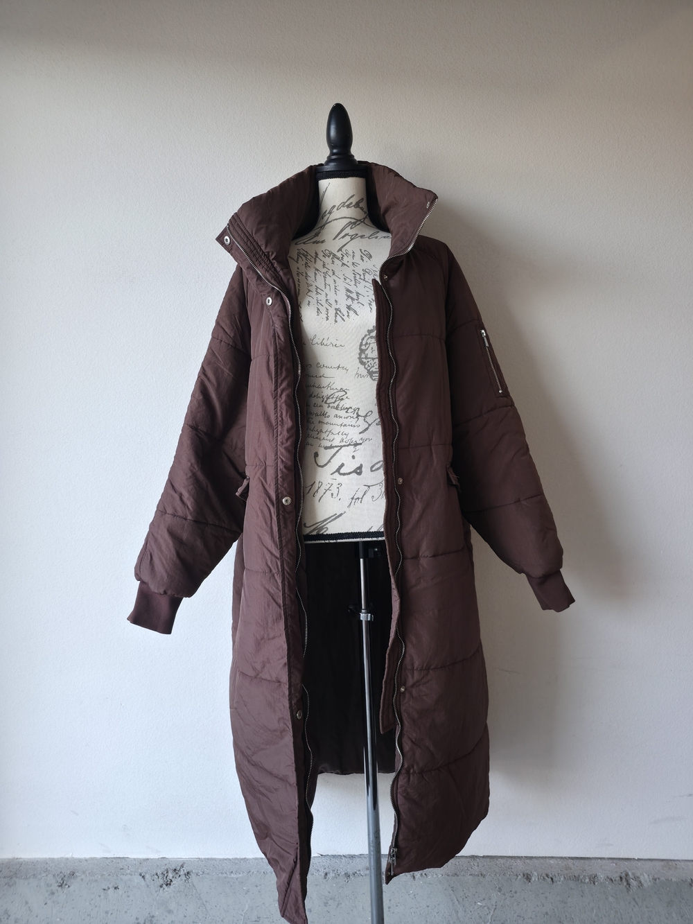 BOOHOO Puffer Coat - Brown